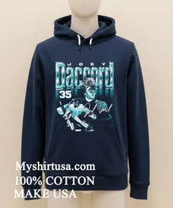 Joey Daccord Seattle Retro Bitmap American Ice Hockey Defenseman Signature Shirt