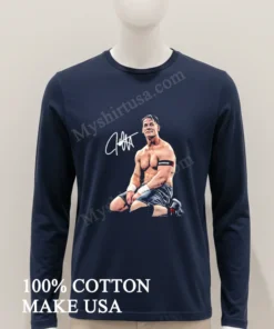 John Cena Pro Wrestler Autograph Signature funny america t-shirts