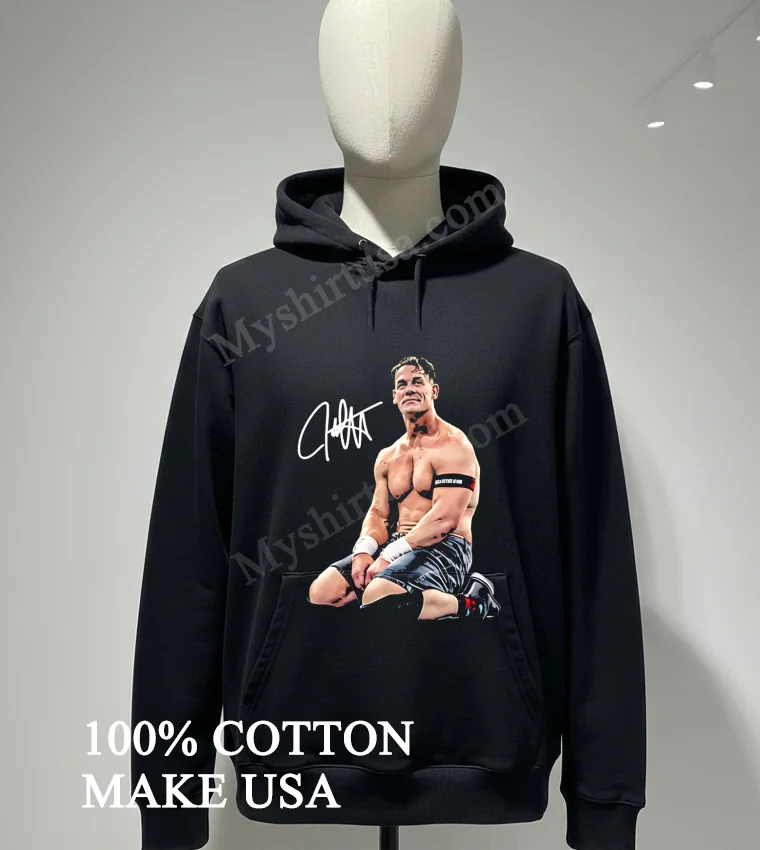 John Cena Pro Wrestler Autograph Signature Shirt Hoodie Shirt