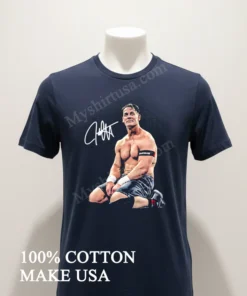 John Cena Pro Wrestler Autograph Signature funny america t-shirts