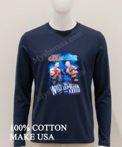 John Cena Vs The Rock Wrestlemania Xxviii Match funny america t-shirts
