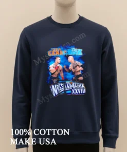 John Cena Vs The Rock Wrestlemania Xxviii Match funny america t-shirts