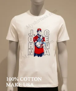 John Cena Wwe Never Give Up Hustle Loyalty Respect funny america t-shirts