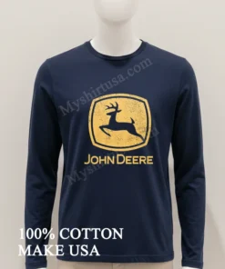 John Deere Vintage Jumping Deer Logo funny america t-shirts