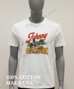 Johnny Cash Nashville Tennessee Cowboy On Horse funny america t-shirts