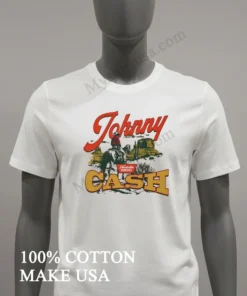 Johnny Cash Nashville Tennessee Cowboy On Horse funny america t-shirts