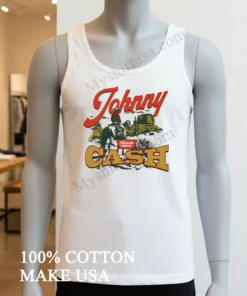 Johnny Cash Nashville Tennessee Cowboy On Horse funny america t-shirts