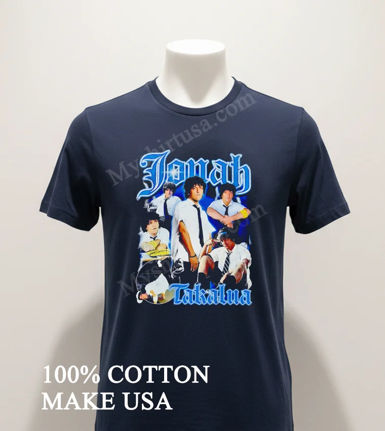 Jonah Takalua Summer Heights High School Chris Lilley Character Shirt Navy Shirt 1