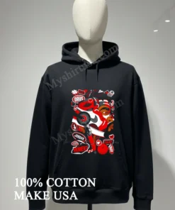 Jordan Red Sneaker Face Collage Good Days Moment Okay funny america t-shirts