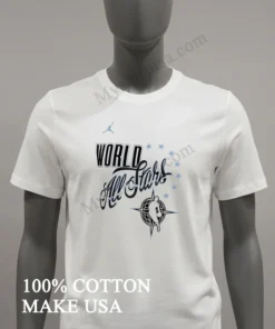 Jordan World All Stars Globe Compass Basketball Player funny america t-shirts