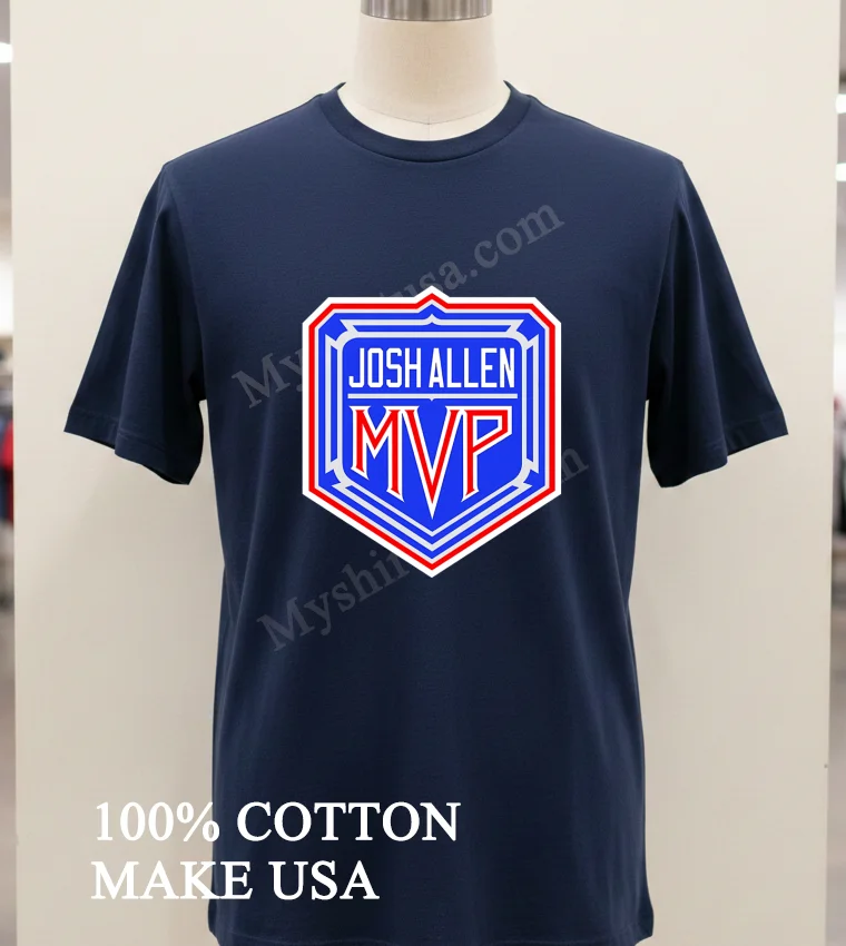 Josh Allen Mvp Logo Shirt Navy Shirt