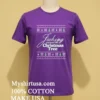 Joshing Around Christmas Tree Shirt Purple Shirt
