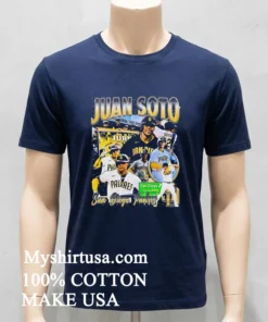 Juan Soto San Diego Paders Graphic Retro Shirt Navy Shirt