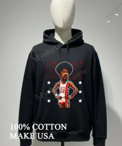 Julius Erving New York Nets 32 Basketball Legend Caricature funny america t-shirts