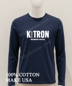 K Tron Washington Mystics Wnba Basketball White Logo funny america t-shirts