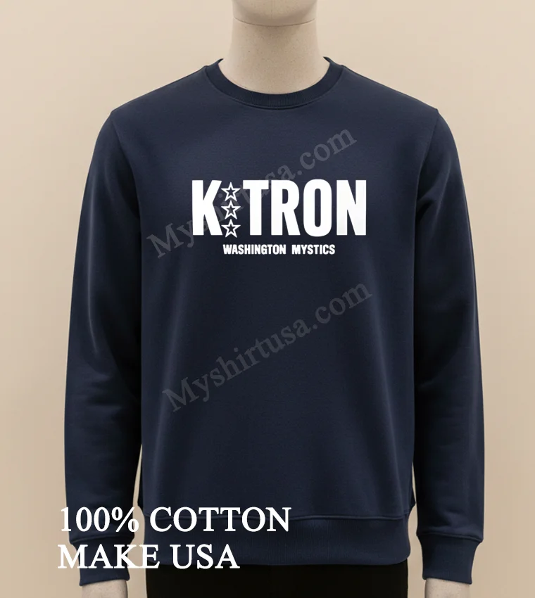 K Tron Washington Mystics Wnba Basketball White Logo funny america t-shirts - long sleve shirt K Tron Washington Mystics Wnba Basketball White Logo Shirt Long Sleve Shirt