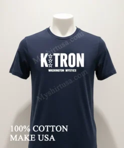 K Tron Washington Mystics Wnba Basketball White Logo funny america t-shirts