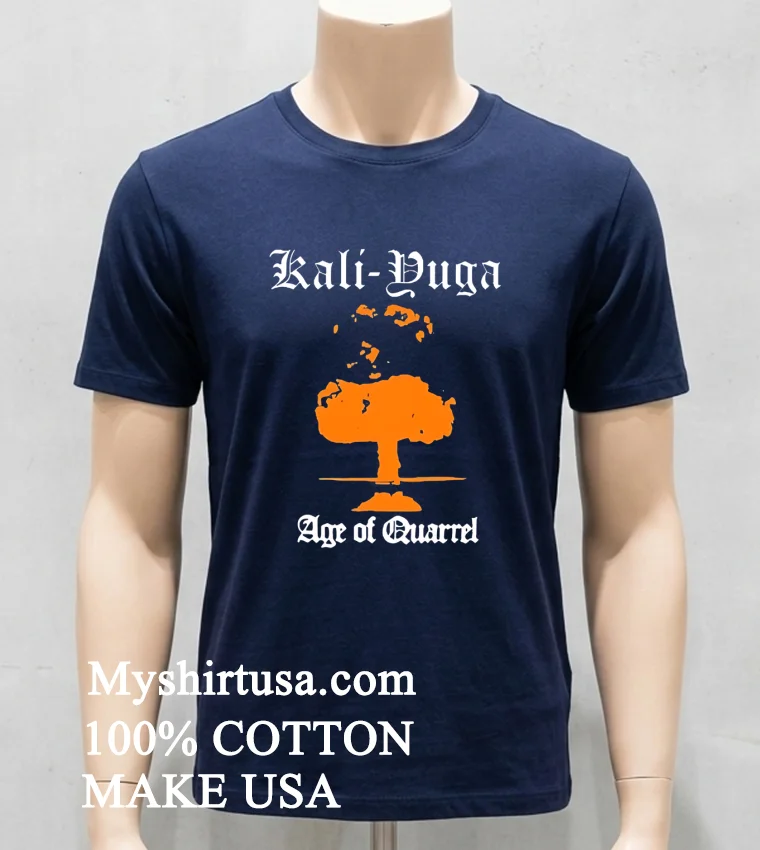 Kali Yuga Age Of Quarrel Shirt Navy Shirt