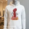 Kansas City Chiefs Football Champions Super Bowl 2025 White Shirt Hoodie Shirt