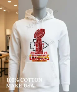 Kansas City Chiefs Football Champions Super Bowl 2025 White funny america t-shirts