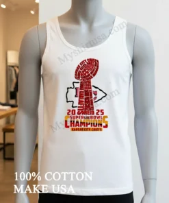 Kansas City Chiefs Football Champions Super Bowl 2025 White funny america t-shirts