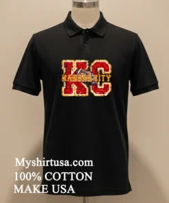 Kansas City Chiefs Football Faux Sequin Shirt