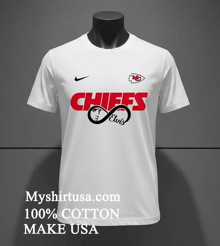 Kansas City Chiefs Nfl Elvis Presley Loves You Fan Shirt White T Shirt 2