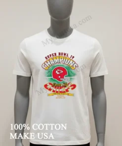 Kansas City Chiefs Super Bowl Champions Football Helmet 2205 Vintage funny america t-shirts