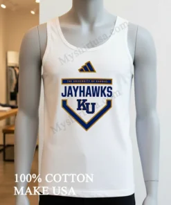 Kansas Jayhawks Adidas Home Plate Pre Game funny america t-shirts