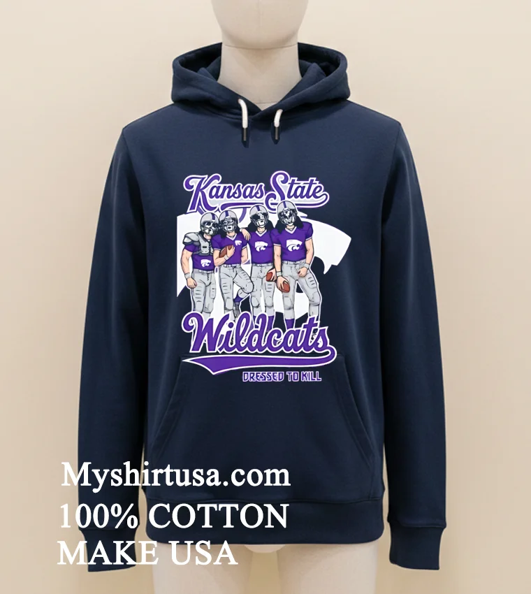 Kansas State Wildcats X Dressed To Kill Shirt Navy Shirt 1