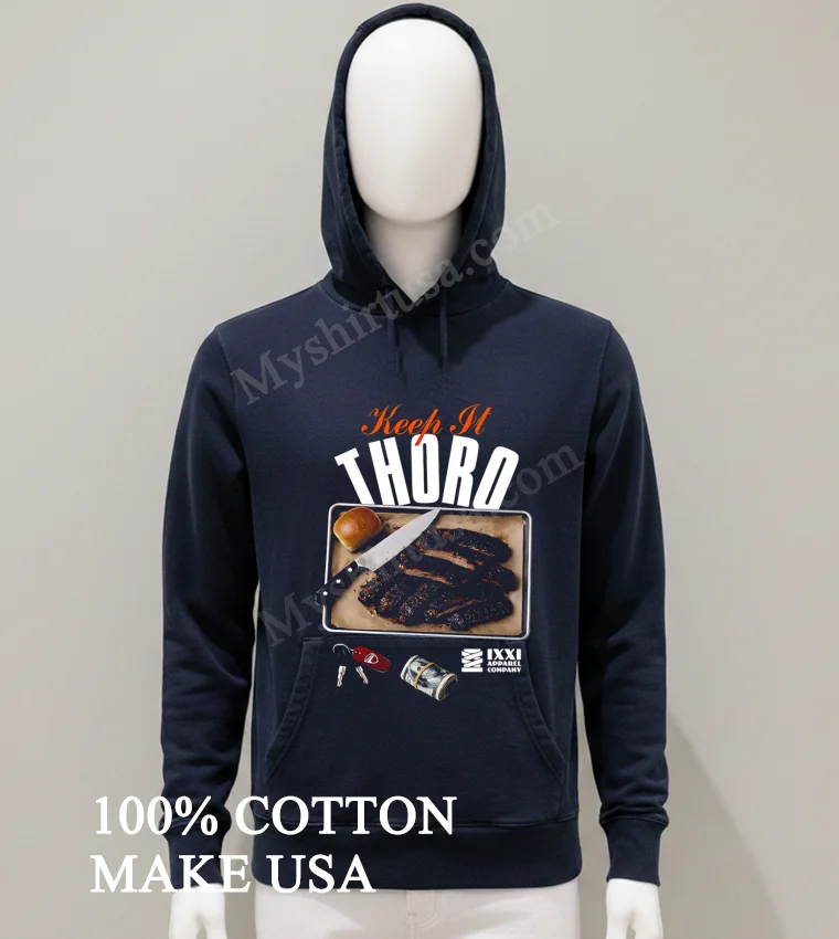 Keep It Thoro Barbecue Ribs With Knife And Money Shirt Balck Shirt