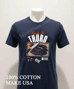 Keep It Thoro Barbecue Ribs With Knife And Money funny america t-shirts