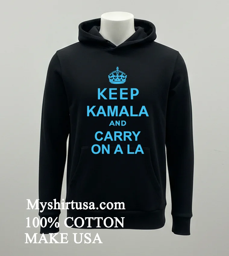 Keep Kamala And Carryon A La Shirt - balck-shirt Keep Kamala And Carryon A La Shirt Balck Shirt