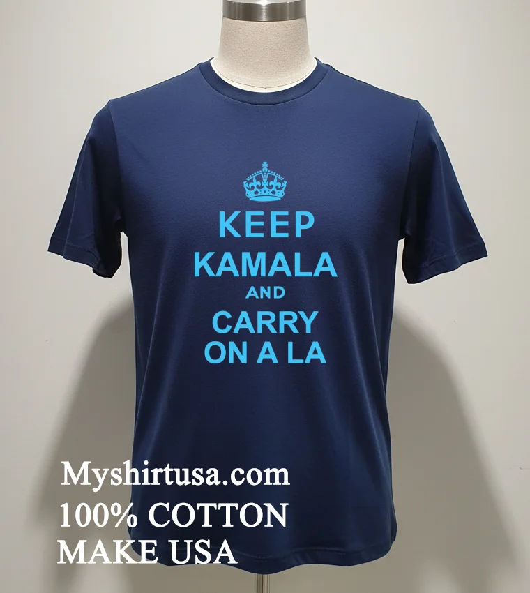 Keep Kamala And Carryon A La Shirt Navy Shirt 1