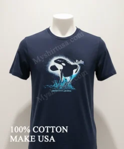 Keiko Oregon Coast Aquarium Orca Whale funny america t-shirts
