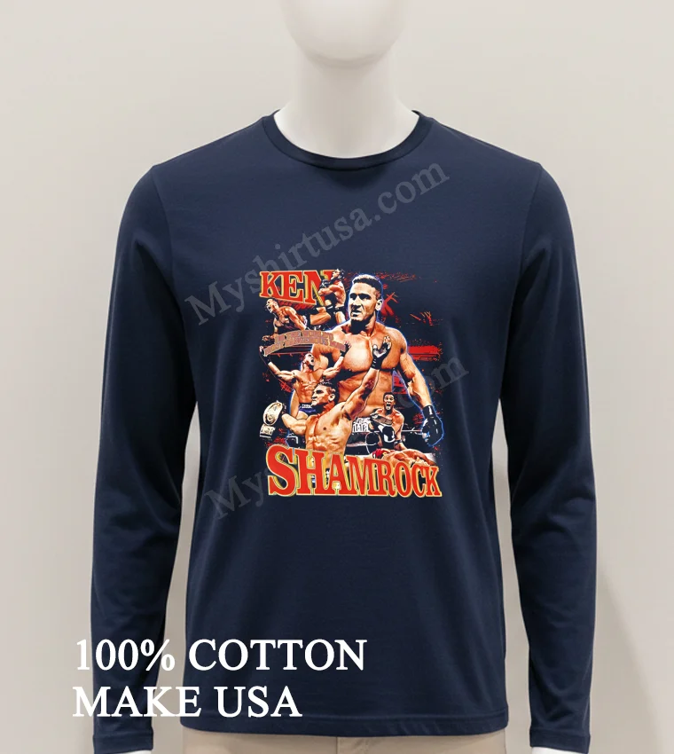 Ken Shamrock The Worlds Most Dangerous Man Wrestling Vintage Shirt Hoodie Shirt 1