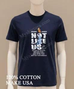 Kendrick Lamar Grammy Winner They Not Like Us funny america t-shirts