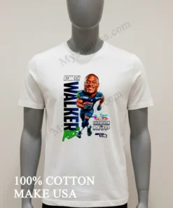 Kenneth Walker 9 Seattle Seahawks Super Bowl Champion Mvp Caricature funny america t-shirts