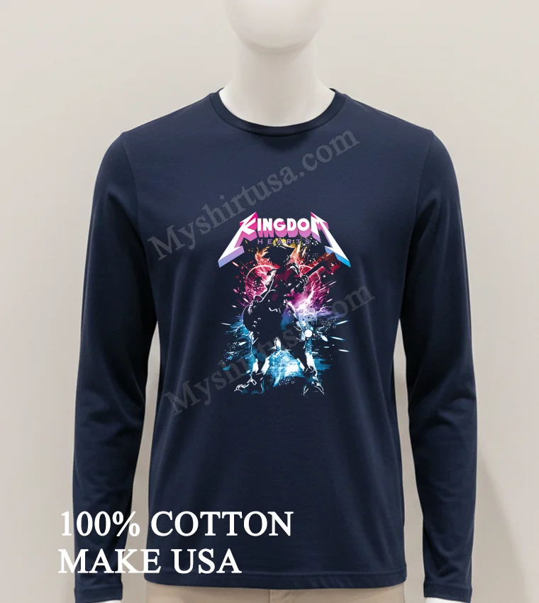 Kingdom Hearts Sora Playing Guitar In Metallica Style Shirt Hoodie Shirt 1