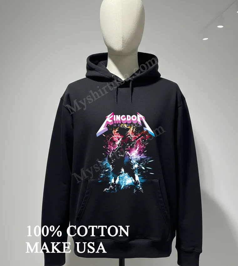Kingdom Hearts Sora Playing Guitar In Metallica Style funny america t-shirts - hoodie-shirt Kingdom Hearts Sora Playing Guitar In Metallica Style Shirt Hoodie Shirt