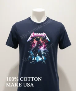 Kingdom Hearts Sora Playing Guitar In Metallica Style funny america t-shirts