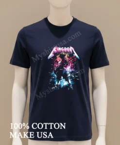 Kingdom Hearts Sora Playing Guitar In Metallica Style funny america t-shirts