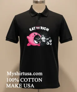 Kirby Eat The Rich Monopoly Man Parody funny america t-shirts