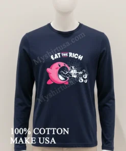 Kirby Eat The Rich Monopoly Man Parody funny america t-shirts