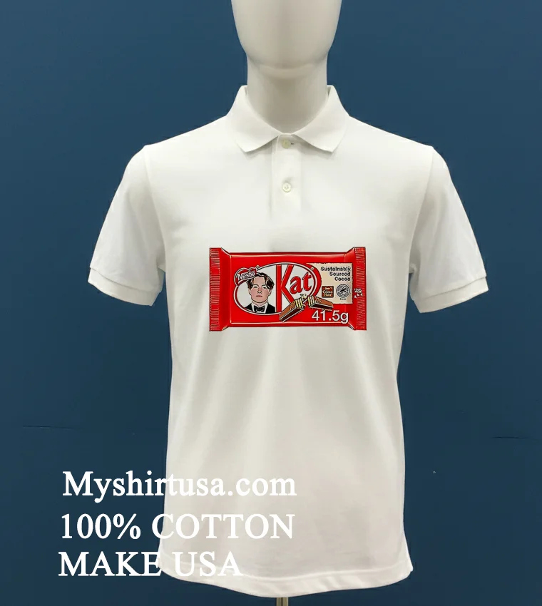 Kit Connor Kit Kat Graphic Shirt - white-t-shirt Kit Connor Kit Kat Graphic Shirt White T Shirt