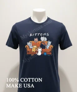 Kittens Friends Tv Show Parody Cat Sofa funny america t-shirts