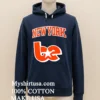 Knicks Be X Billie Eilish Basketball Shirt Navy Shirt 1