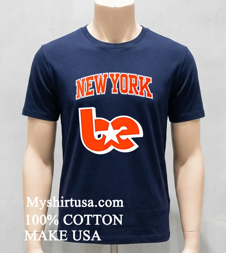 Knicks Be X Billie Eilish Basketball Shirt Navy Shirt