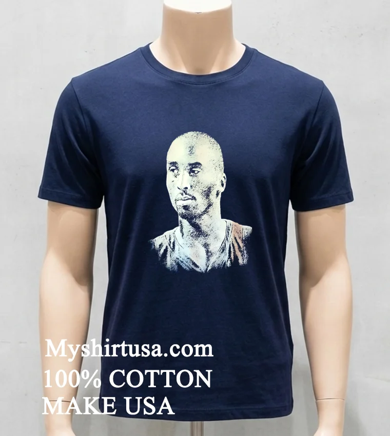 Kobe Bryant Lakers Y2k 2000s Portrait Vintage Shirt Navy Shirt