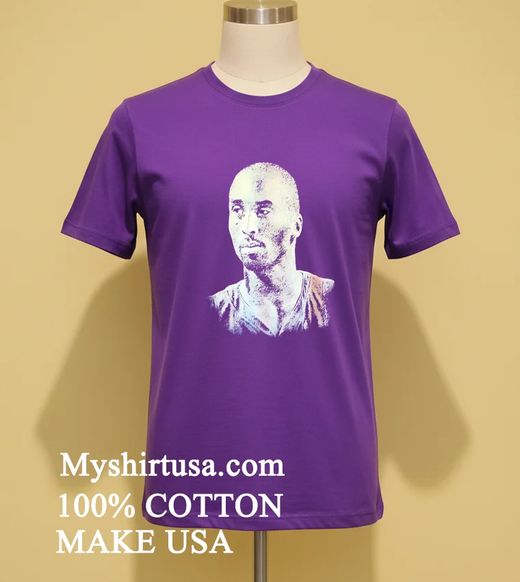 Kobe Bryant Lakers Y2k 2000s Portrait Vintage Shirt Purple Shirt